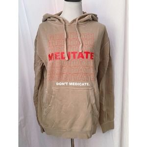 COPY - DREAMVILLE khaki meditate graphic J. COLE tour hoodie